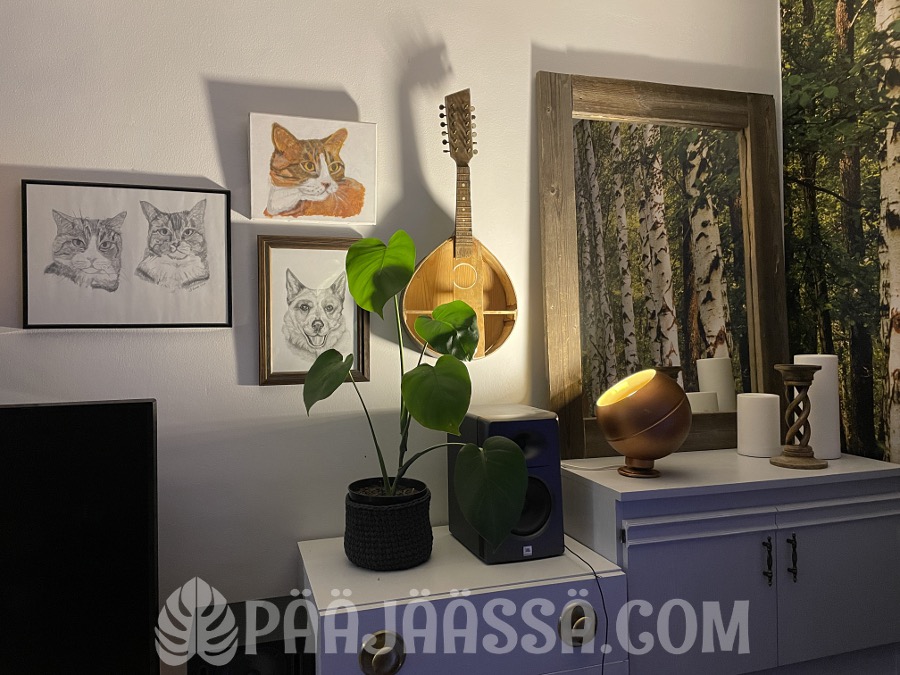 Olohuoneen nurkkauksen uusi ilme