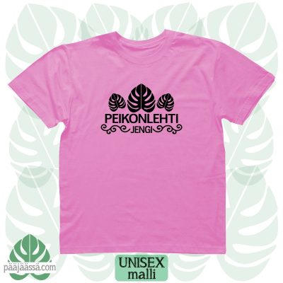 Vaaleanpunainen peikonlehtipaita