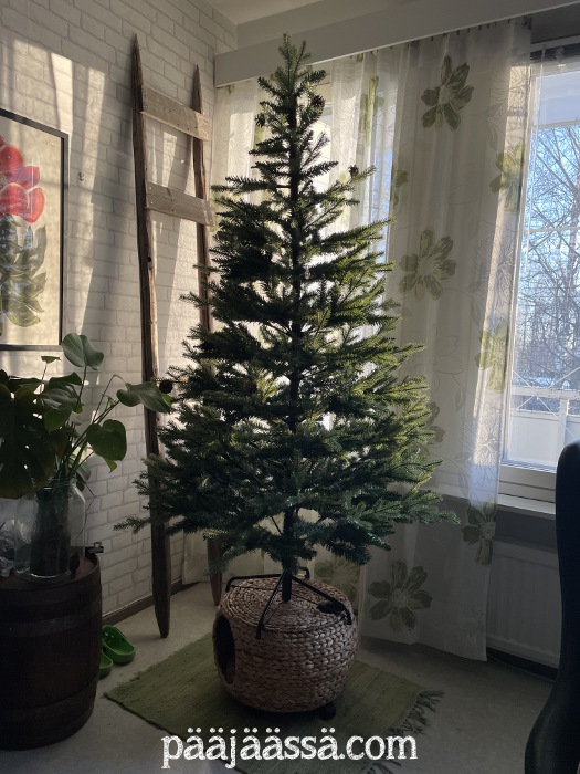 Joulupuu on rakennettu