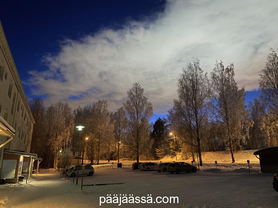 Hyytävän kylmä ilta 6.2.2026
