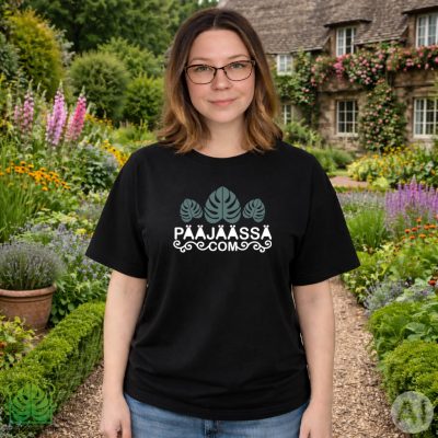 PÄÄJÄÄSSÄ COM Peikonlehti - Blogin kannatuspaita (Unisex-T) S-5XL